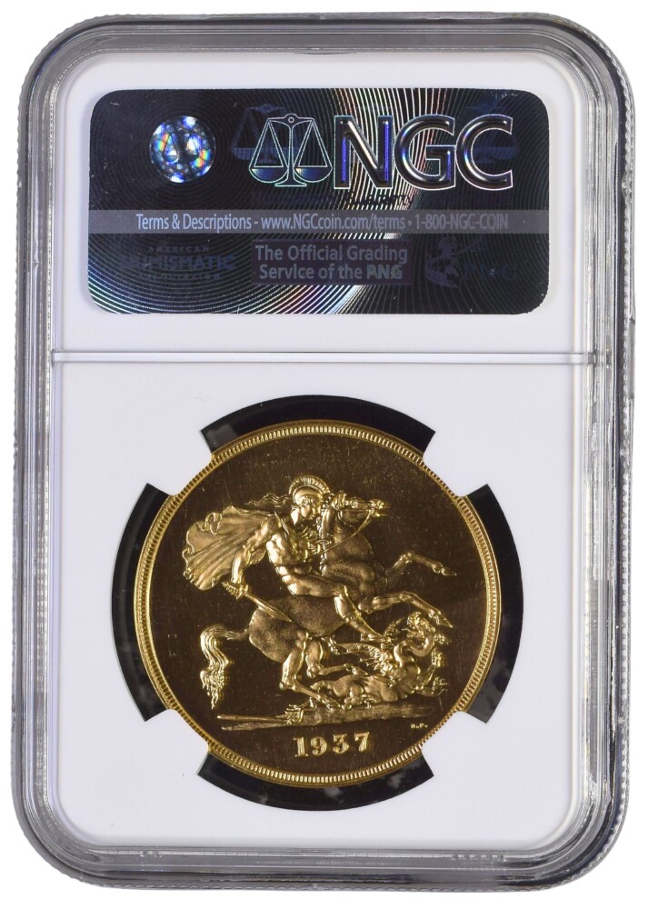 1937 イギリス ジョージ6世 5ポンド金貨｜NGC PF64 CAMEO｜希少な逸品 | 鑑定済みアンティークコイン専門 – aokicoin –